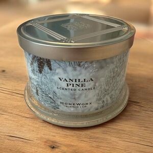 HomeWorx Vanilla Pine Scented Candle